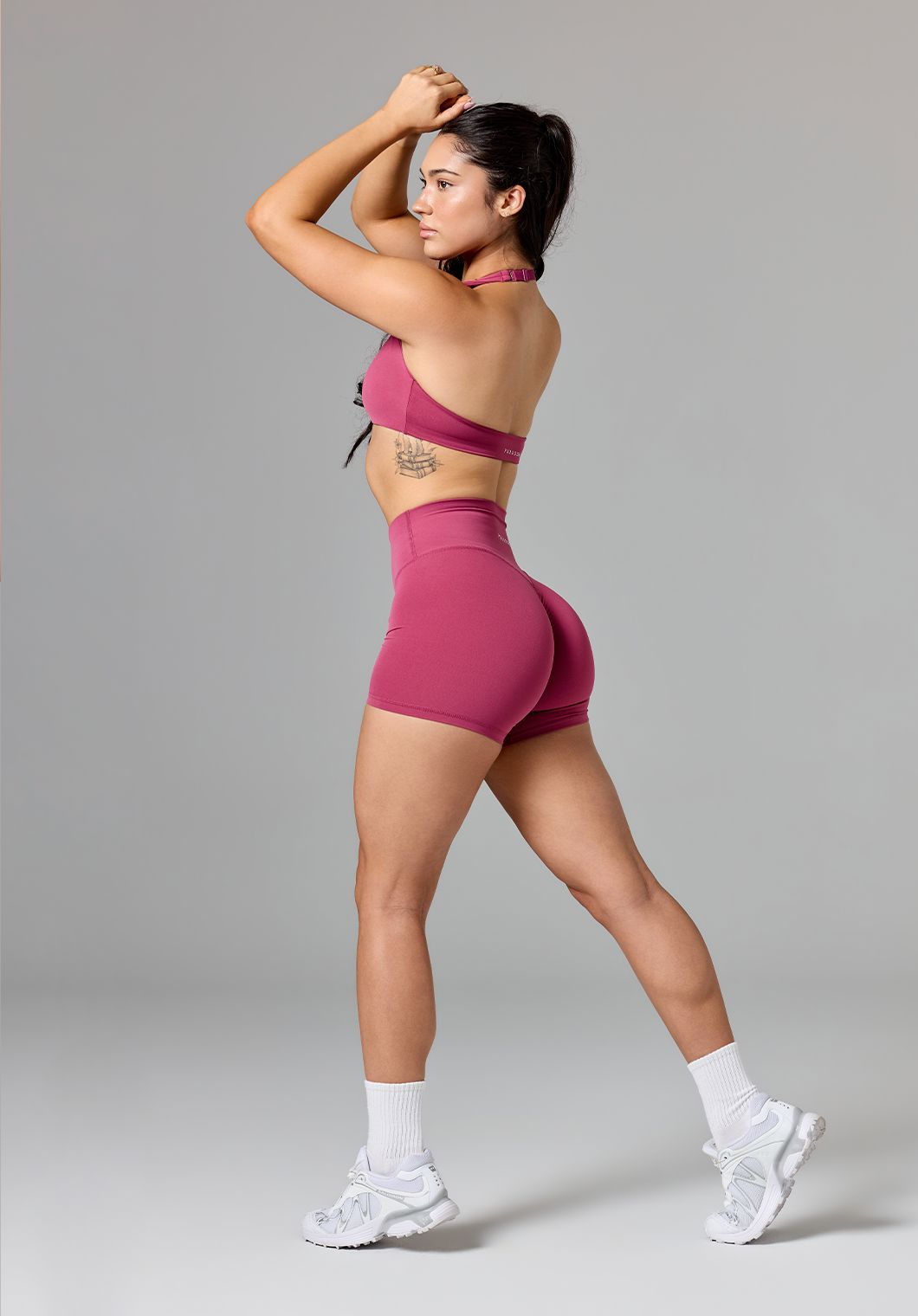 Reluna™ Original High-Rise Sculptseam® Plus Short 5" Raspberry