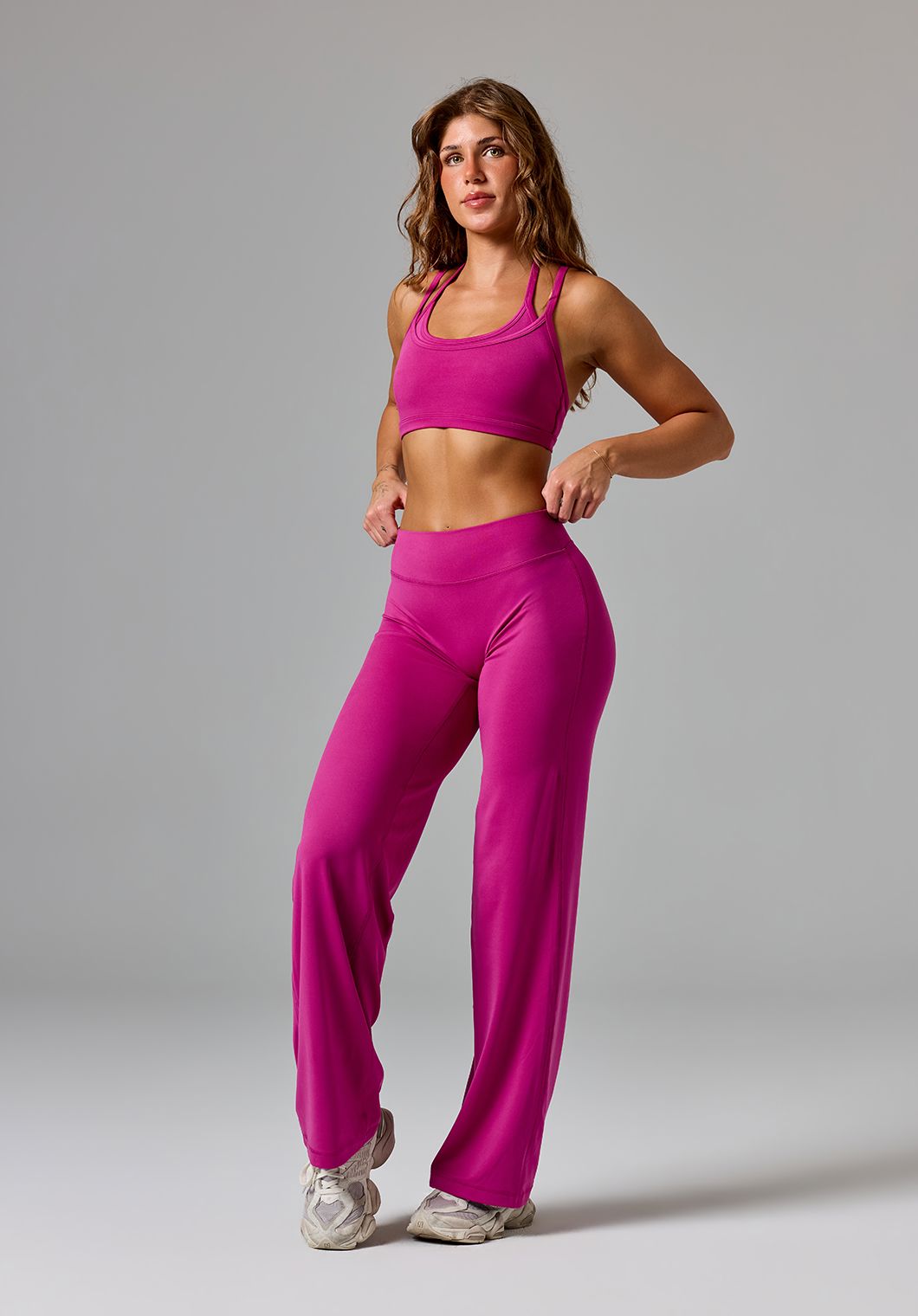 Reluna™ Original Sculptseam® Low-Rise Straight Leg Pant Regular Berry