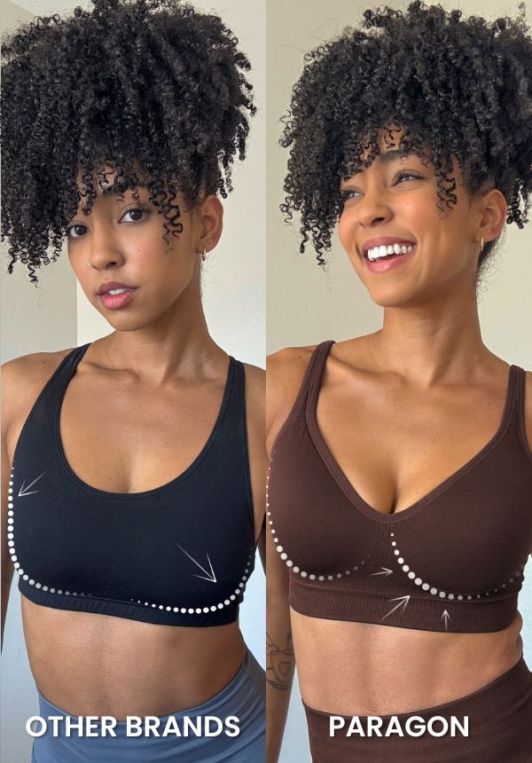CurveFlex™ Seamless Form Sports Bra Walnut
