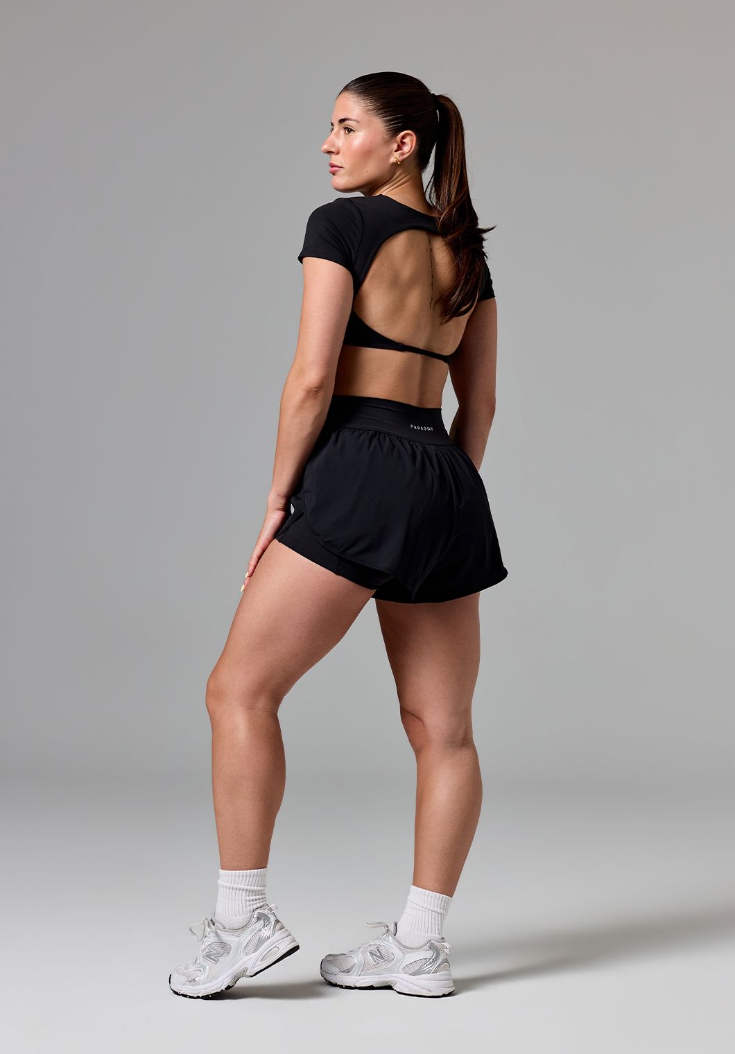 AirLift™ Sport Motion High-Rise Track Short Black