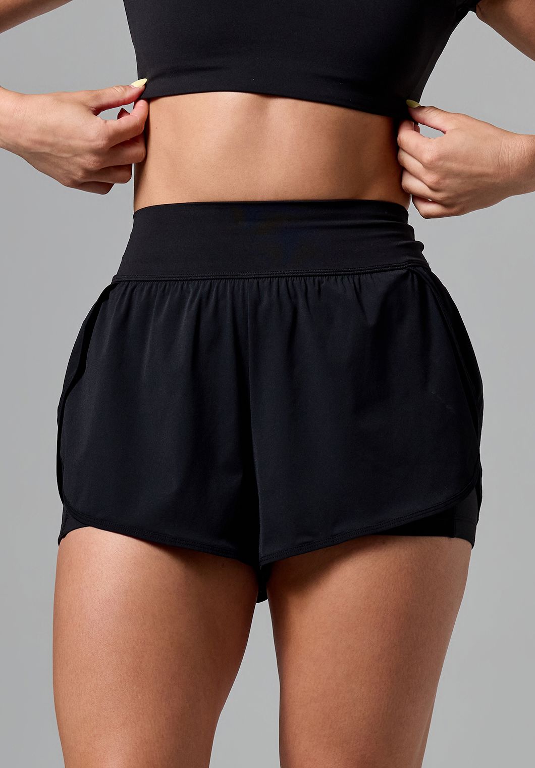 AirLift™ Sport Motion High-Rise Track Short Black