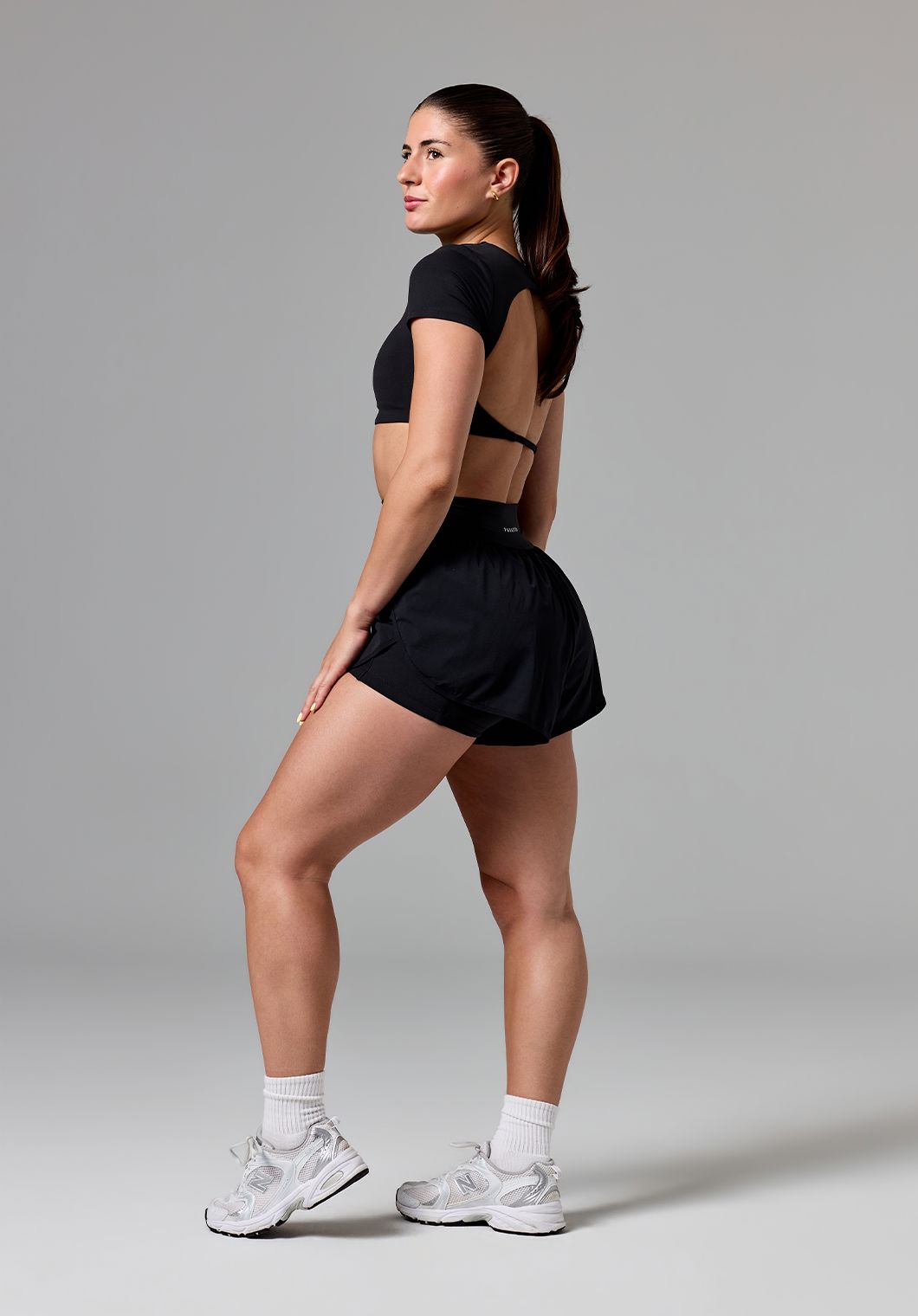 AirLift™ Sport Motion High-Rise Track Short Black