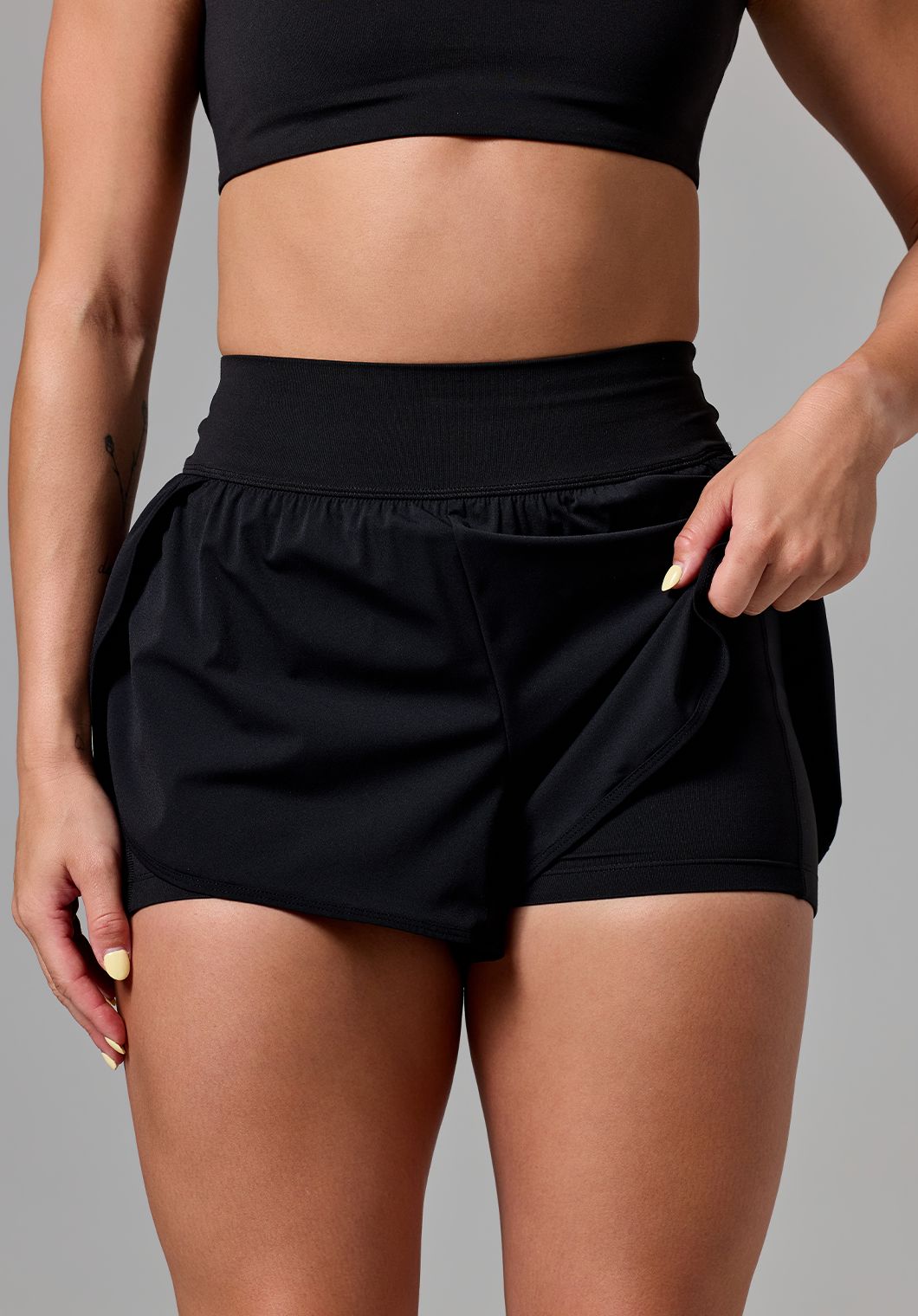 AirLift™ Sport Motion High-Rise Track Short Black