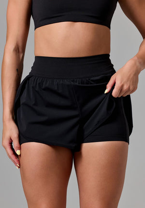 AirLift™ Sport Motion High-Rise Track Short Black