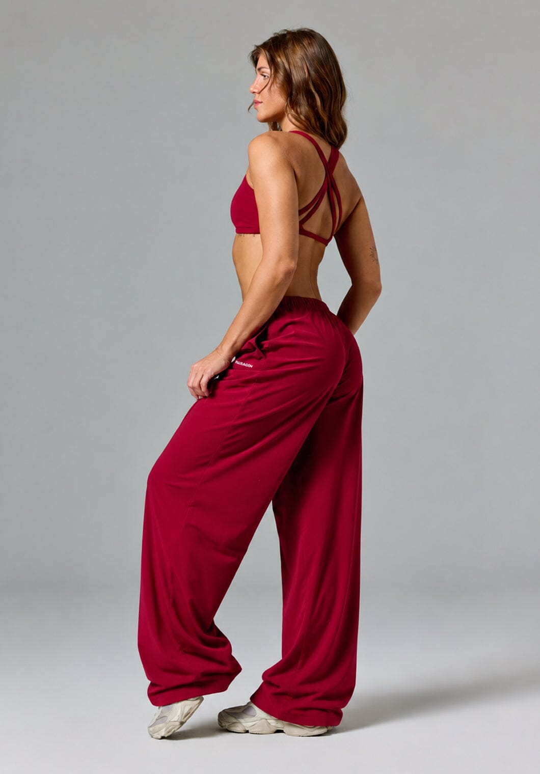 Airlift™ ShapeLock™ Float Mid-Rise Straight Leg Pant Red Amaranth