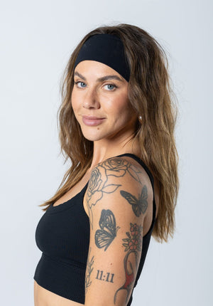 RecStretch Training Headband Black