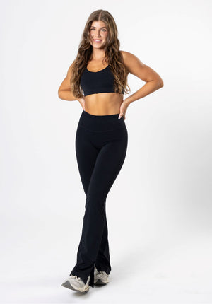 RecStretch Original Sculptseam® Plus Flare Legging 34" Black