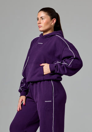 CloudEase™ Oversized Contrast Hoodie Jasmine