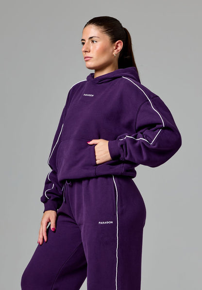 CloudEase™ Oversized Contrast Hoodie Jasmine