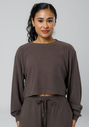 CozyRib™ Daydream Pullover Umber
