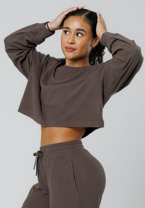 CozyRib™ Daydream Pullover Umber