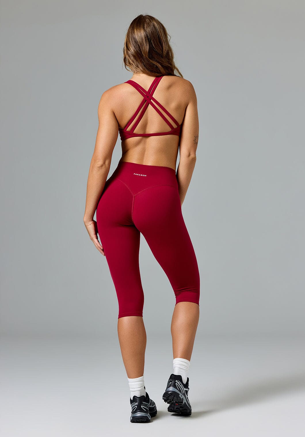 FormLux™ Contour Crossback Sports Bra Red Amaranth