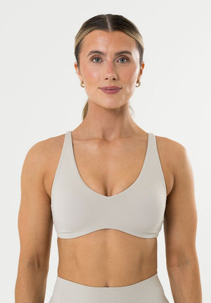FormLux™ Curve LiteSculpt™ Sports Bra Pearl Grey