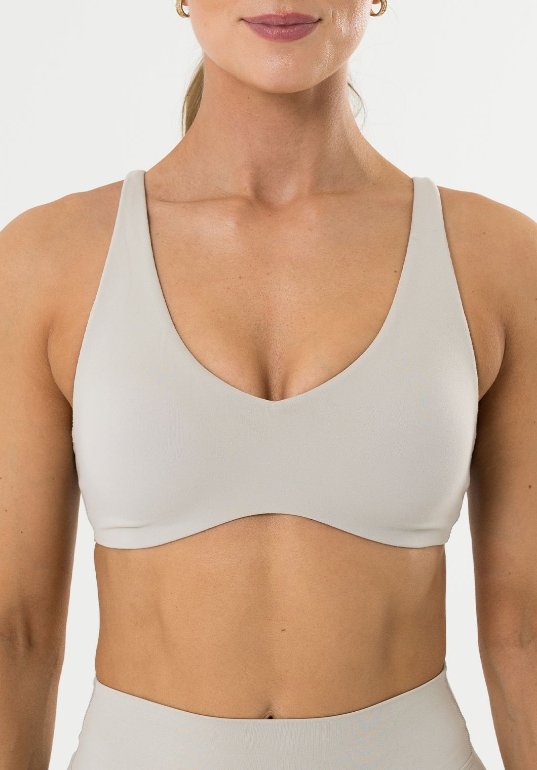 FormLux™ Curve LiteSculpt™ Sports Bra Pearl Grey