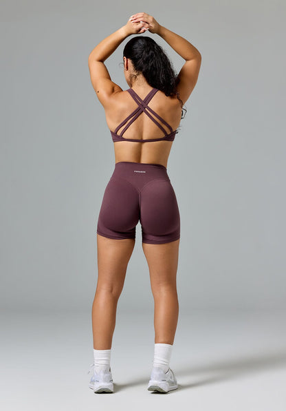 FormLux™ LiftTech™ Mid-Rise Short Cherry Cola
