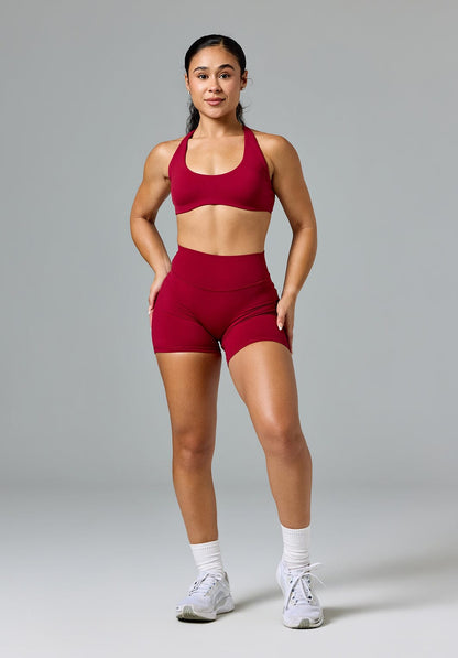 FormLux™ LiftTech™ Mid-Rise Short Red Amaranth