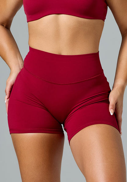 FormLux™ LiftTech™ Mid-Rise Short Red Amaranth