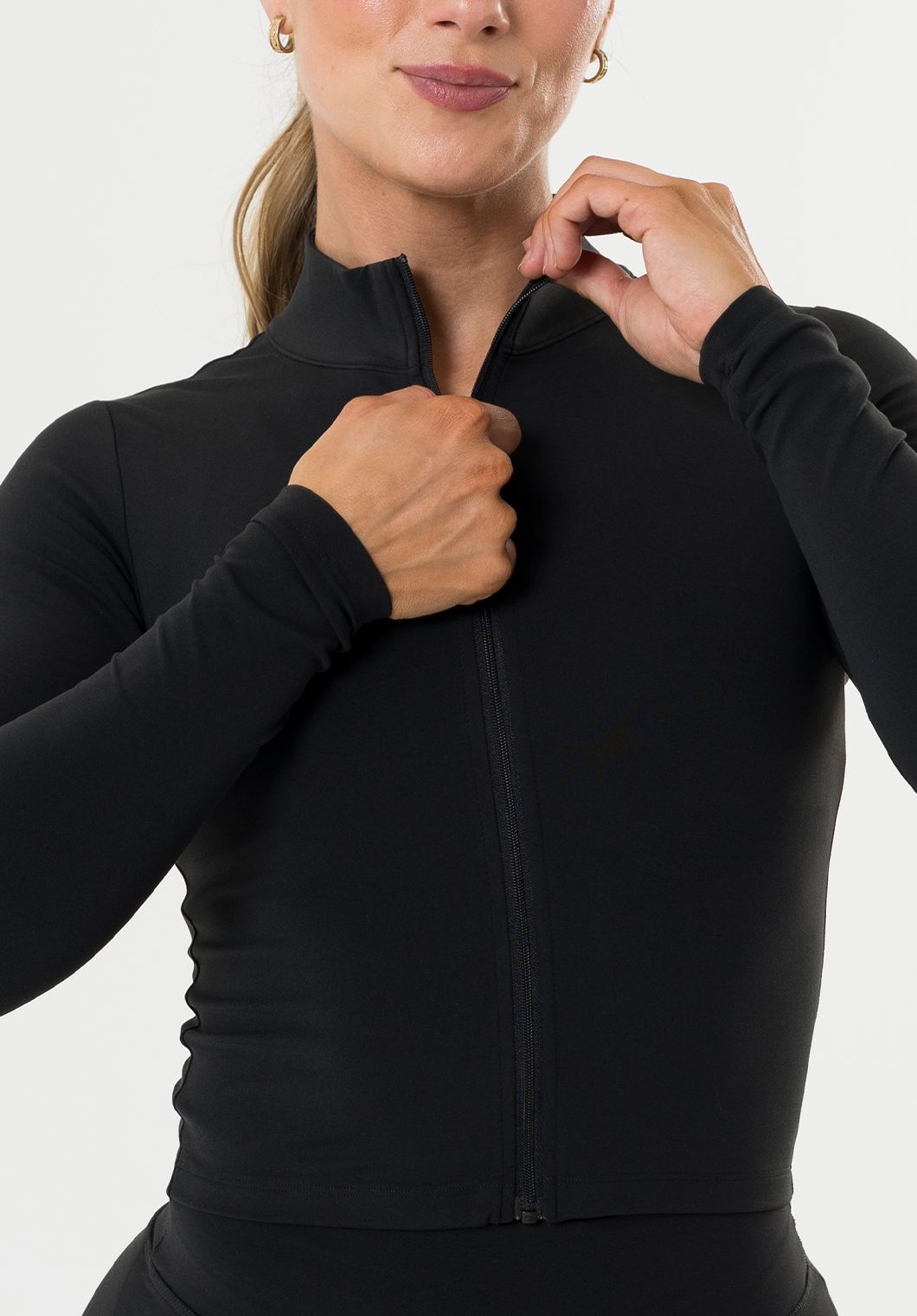 FormLux™ Mid Length Jacket Black