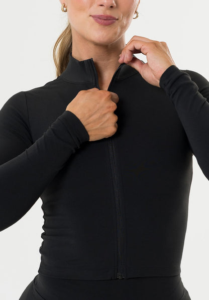 FormLux™ Mid Length Jacket Black