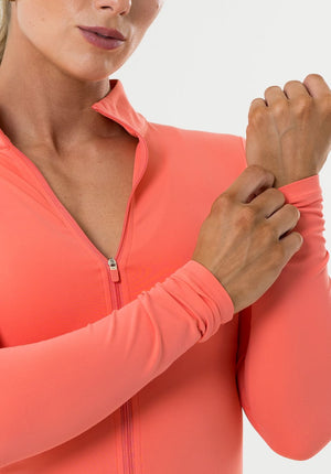 FormLux™ Mid Length Jacket Juicy Peach