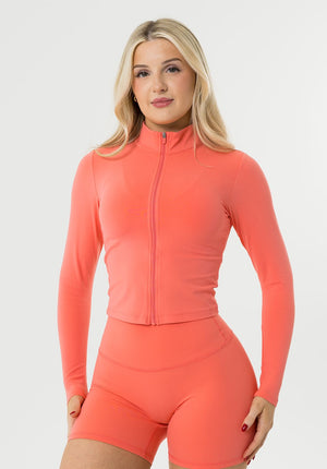 FormLux™ Mid Length Jacket Juicy Peach
