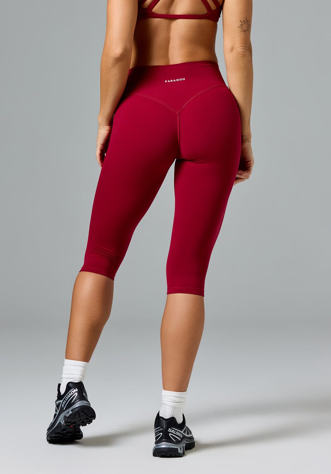 FormLux™ Original Sculptseam® Plus High-Rise Capri Red Amaranth