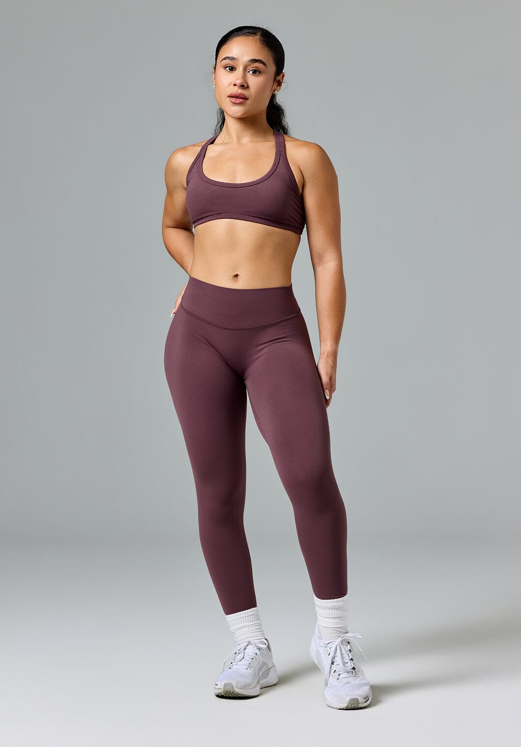 FormLux™ Original Sculptseam® Plus Mid-Rise Legging Cherry Cola