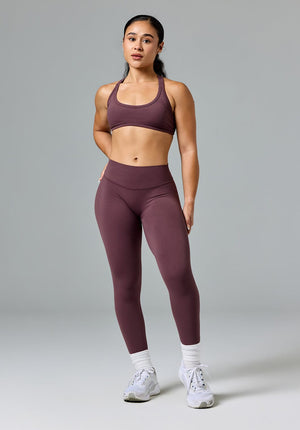 FormLux™ Original Sculptseam® Plus Mid-Rise Legging Cherry Cola