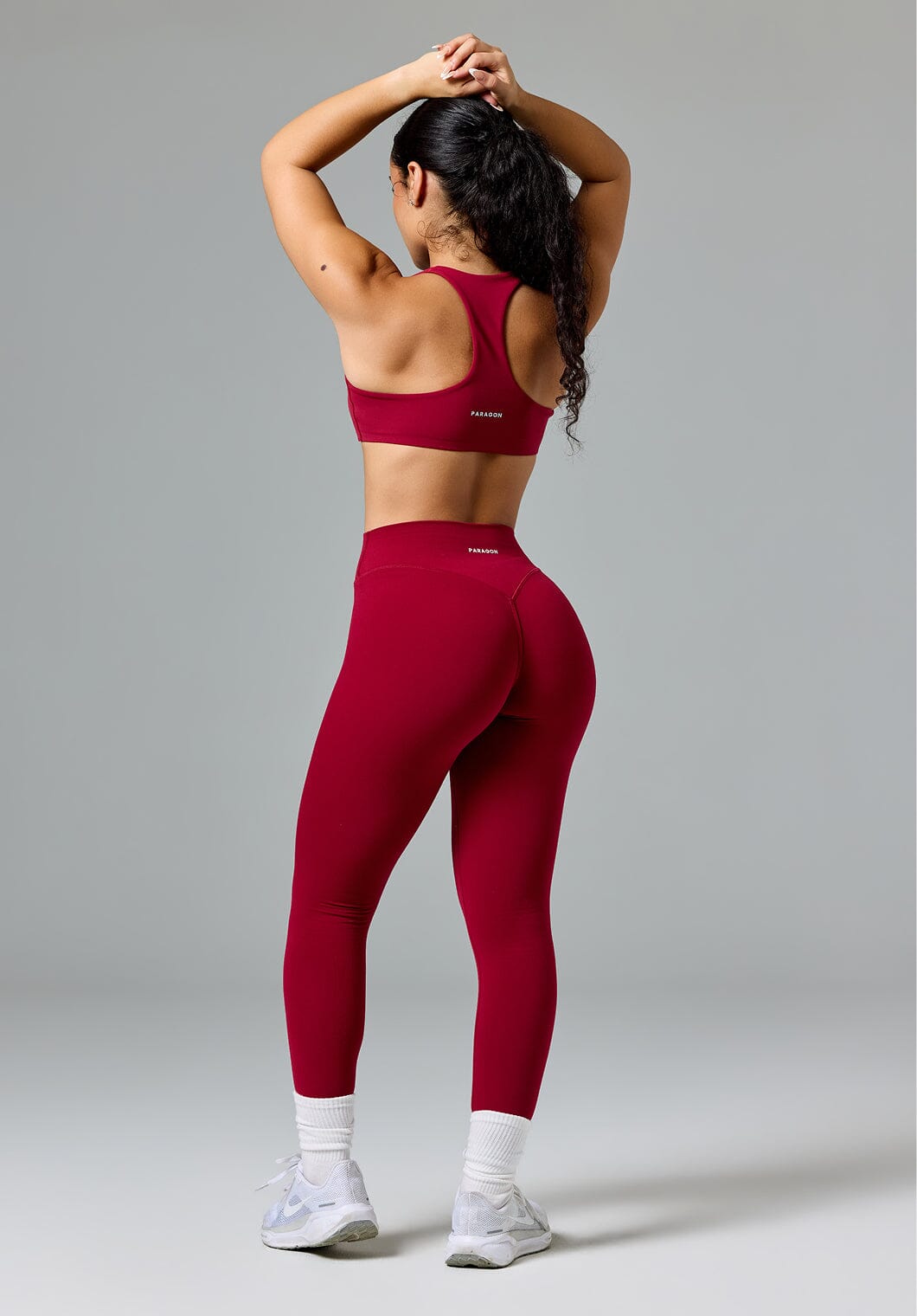 FormLux™ Original Sculptseam® Plus Mid-Rise Legging Red Amaranth