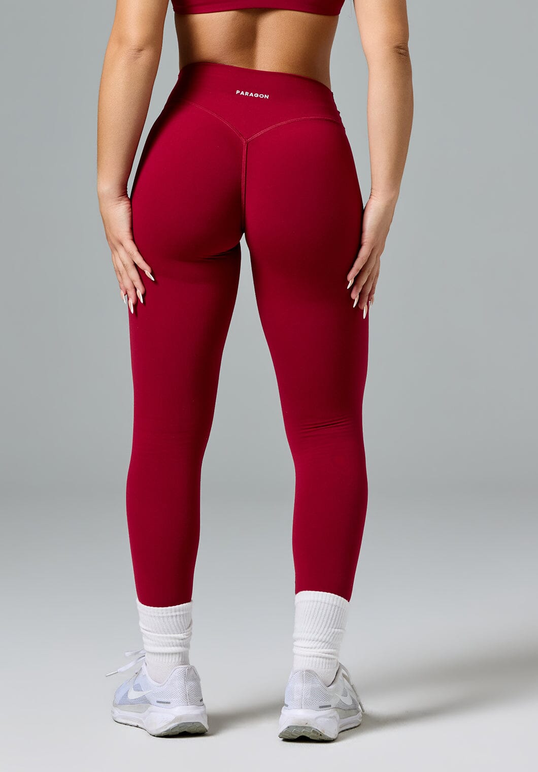 FormLux™ Original Sculptseam® Plus Mid-Rise Legging Red Amaranth