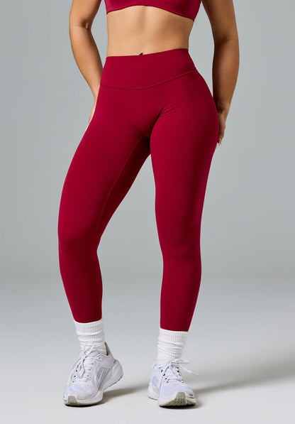 FormLux™ Original Sculptseam® Plus Mid-Rise Legging Red Amaranth