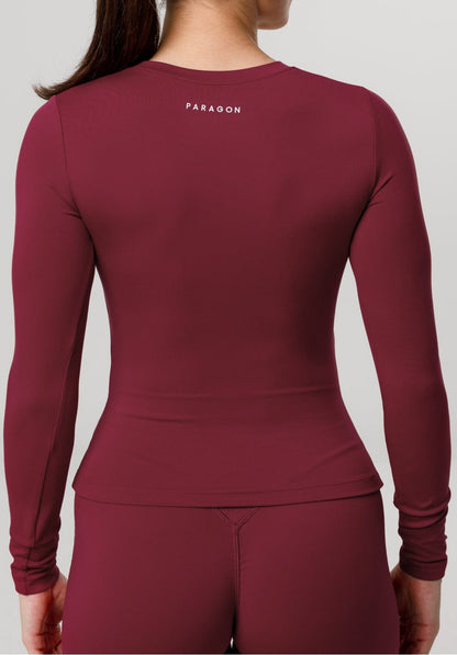 Reluna™ Full Length Long Sleeve Top Dahlia