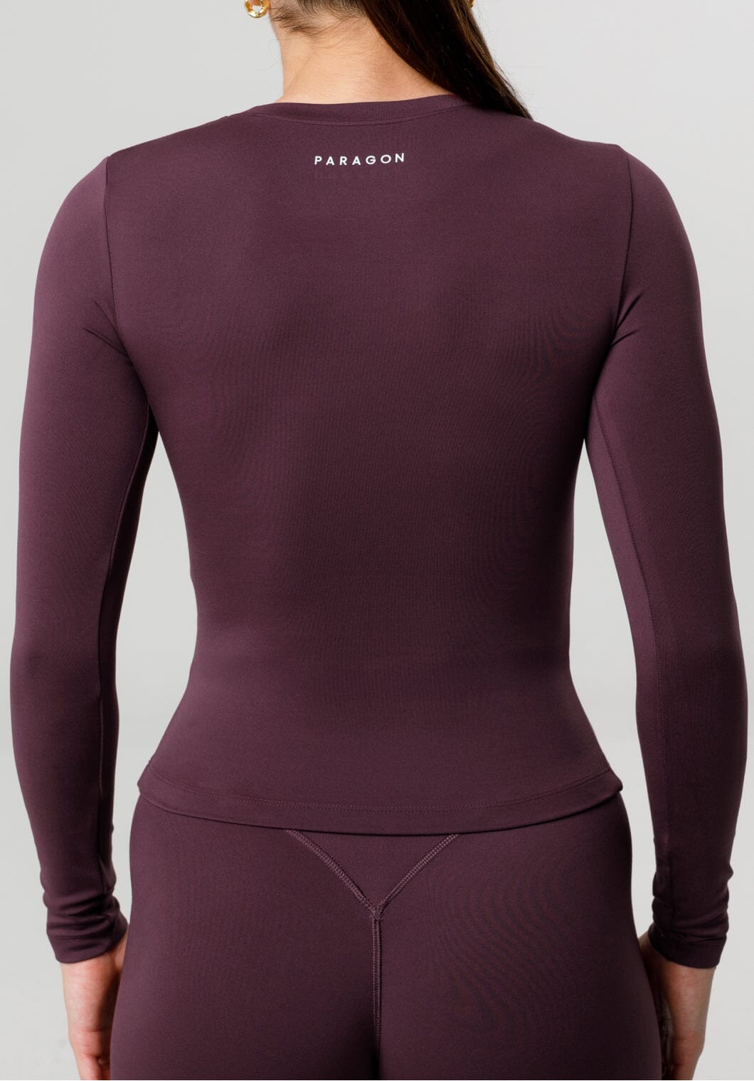 Reluna™ Full Length Long Sleeve Top Fig