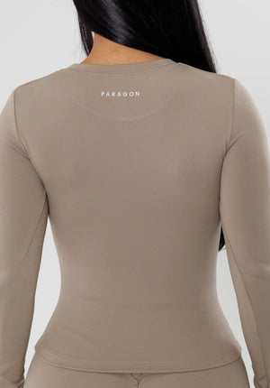 Reluna™ Full Length Long Sleeve Top Honey