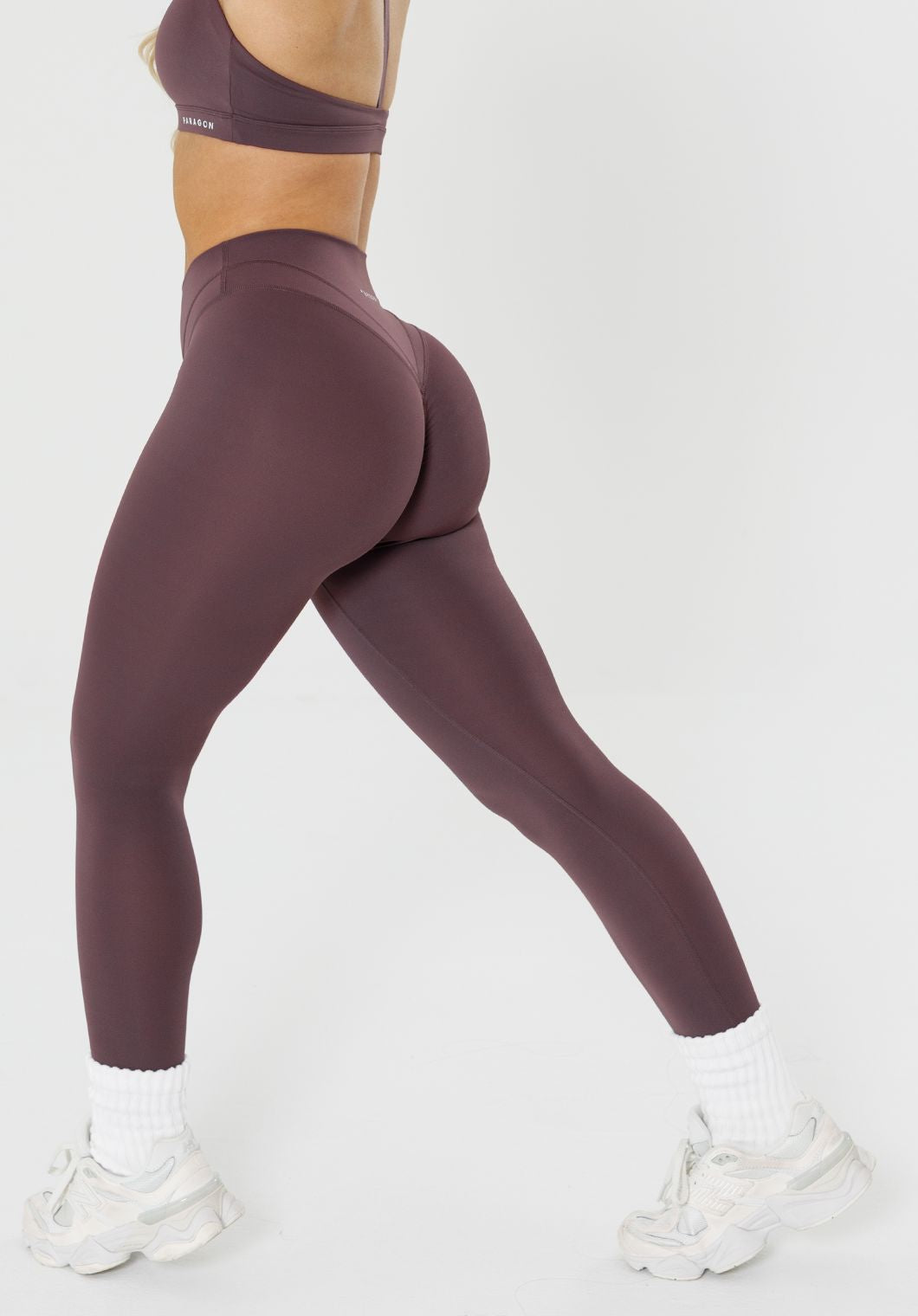 RecStretch™ Icon High-Rise Sculptseam® Plus Legging Cherry Cola