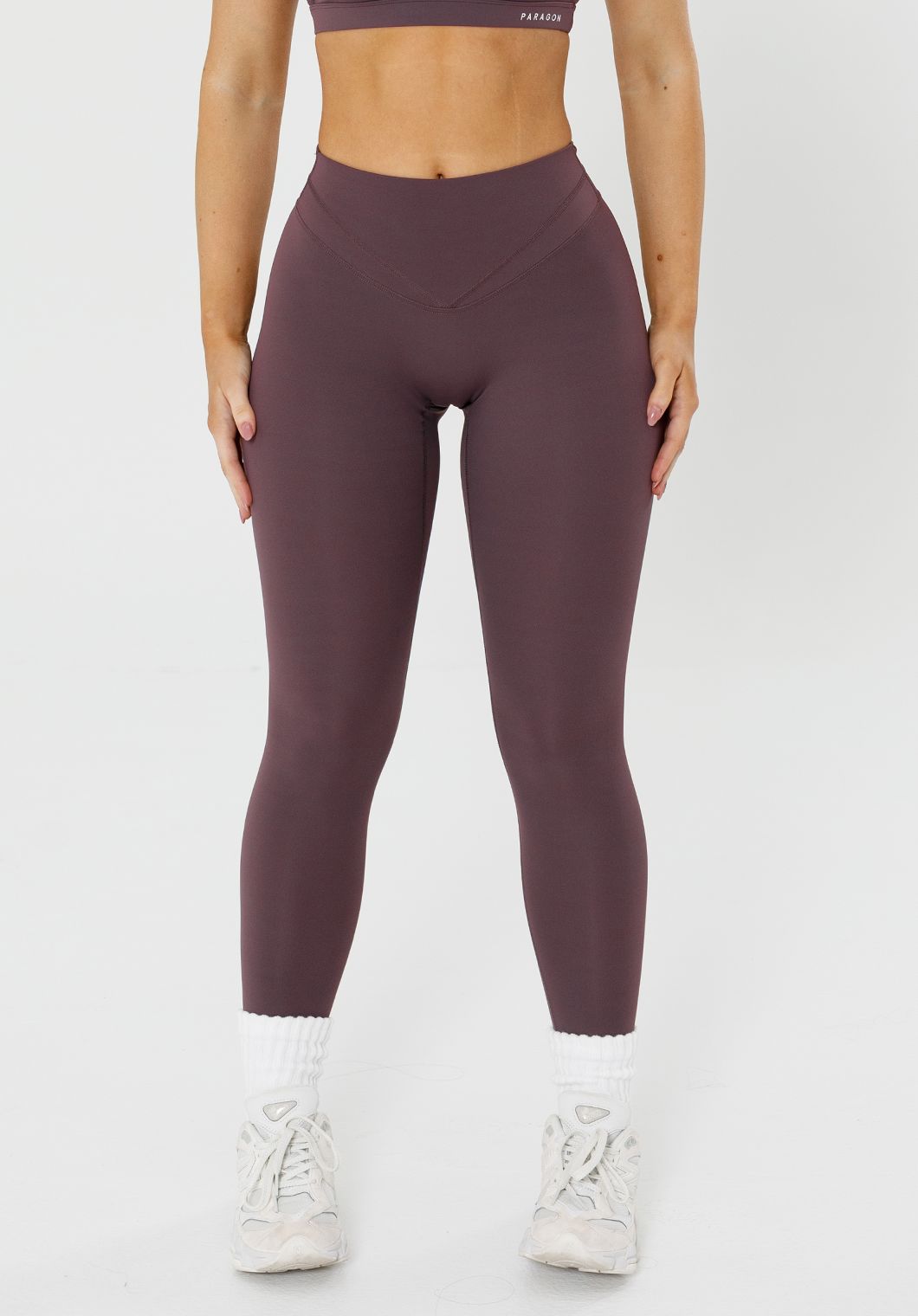 RecStretch™ Icon High-Rise Sculptseam® Plus Legging Cherry Cola