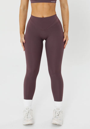 RecStretch™ Icon High-Rise Sculptseam® Plus Legging Cherry Cola