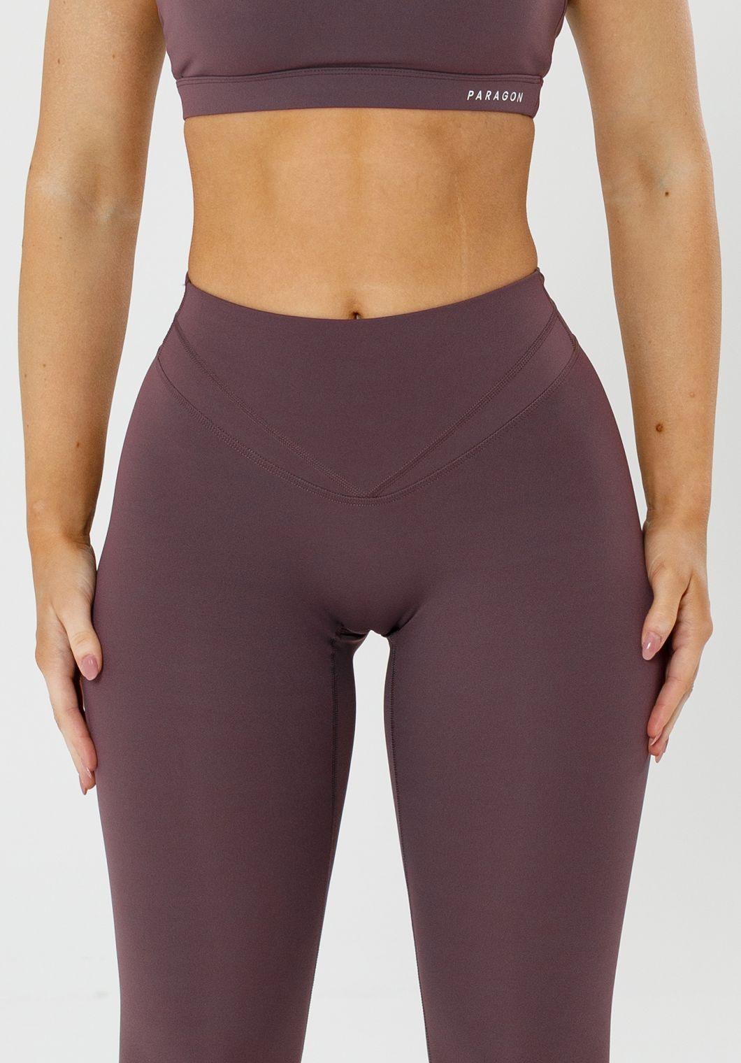 RecStretch™ Icon High-Rise Sculptseam® Plus Legging Cherry Cola