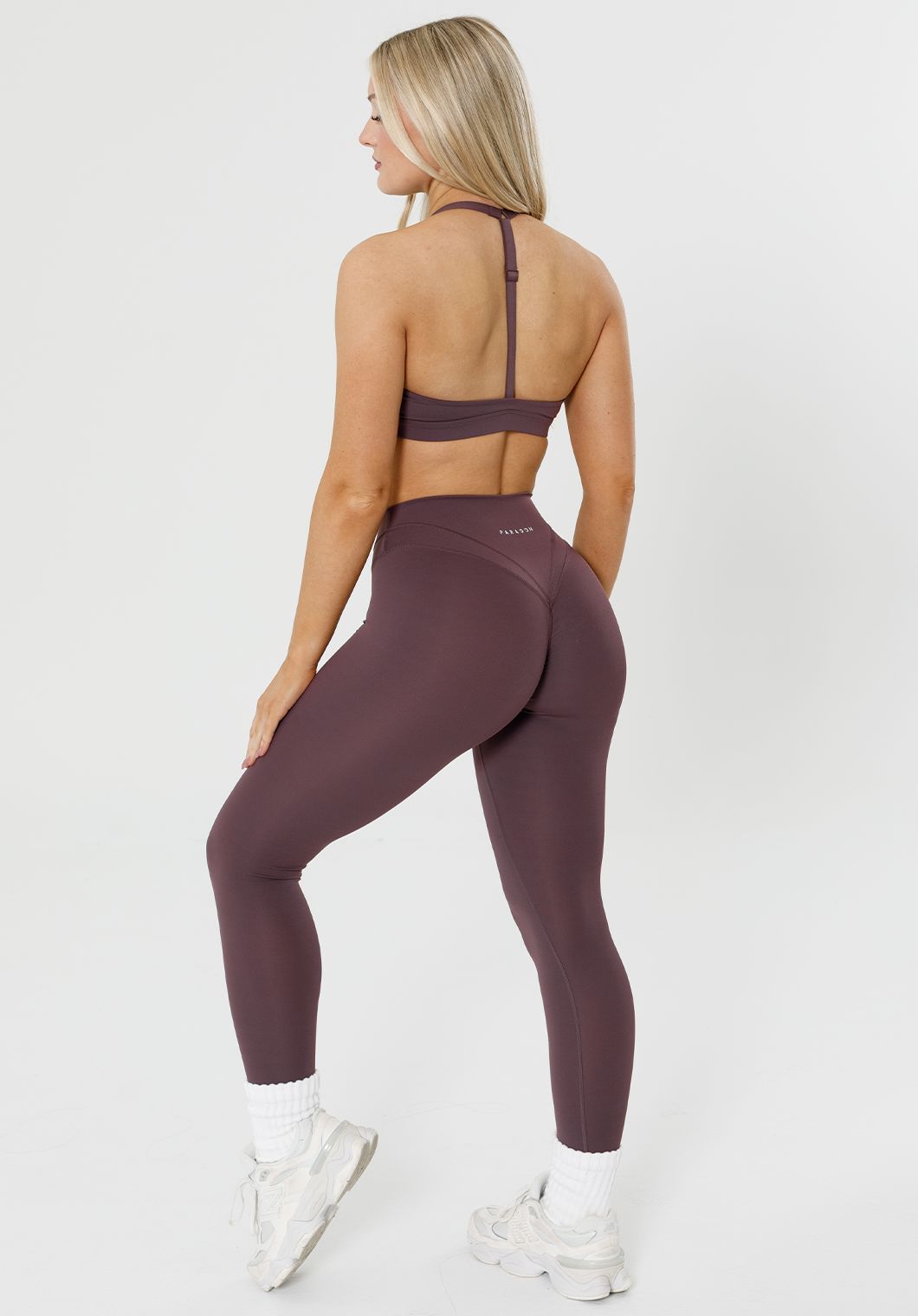 RecStretch™ Icon High-Rise Sculptseam® Plus Legging Cherry Cola