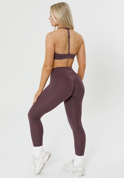RecStretch™ Icon High-Rise Sculptseam® Plus Legging Cherry Cola