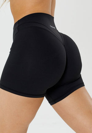 Recstretch™ Icon High-Rise Sculptseam® Plus Short 5" Black