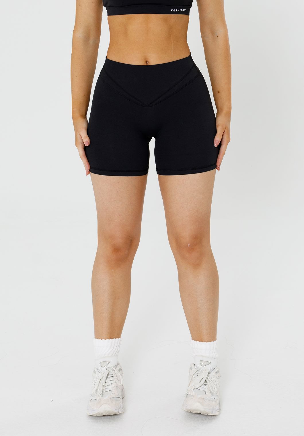 Recstretch™ Icon High-Rise Sculptseam® Plus Short 5" Black