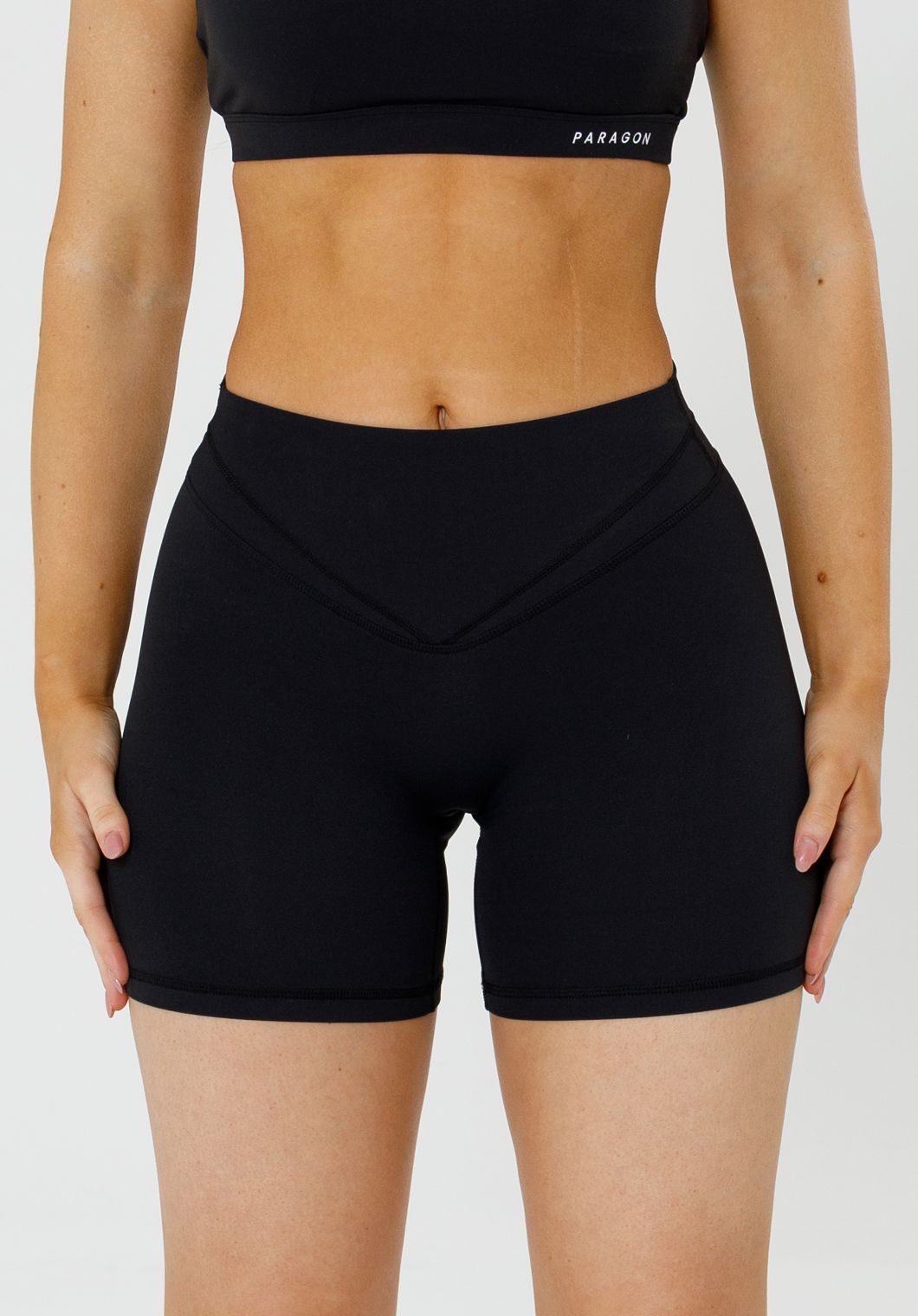 Recstretch™ Icon High-Rise Sculptseam® Plus Short 5" Black