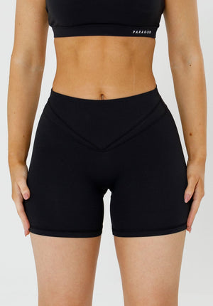 Recstretch™ Icon High-Rise Sculptseam® Plus Short 5" Black