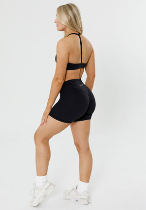 Recstretch™ Icon High-Rise Sculptseam® Plus Short 5" Black