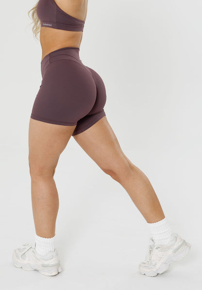 Recstretch™ Icon High-Rise Sculptseam® Plus Short 5" Cherry Cola