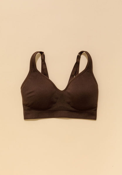 CurveFlex™ Seamless Form Sports Bra Walnut