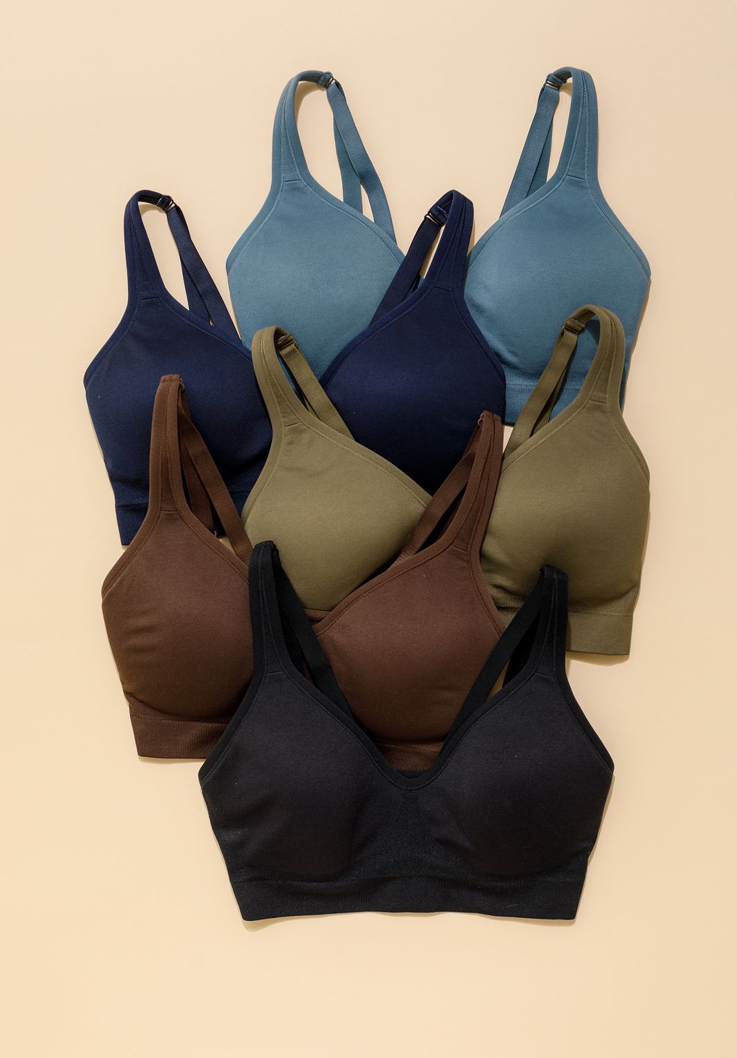 CurveFlex™ Seamless Form Sports Bra Walnut