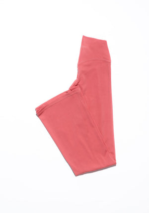Reluna™ Front Slit Sculptseam® High-Rise Flare Leggings 34" Terra