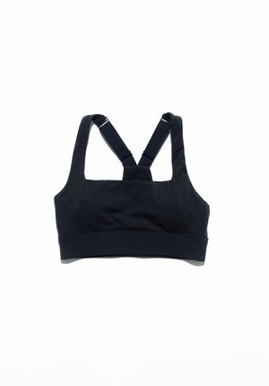 Reluna™ Refined Square Sports Bra Black
